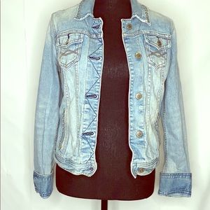 Studded Demin Jacket light wash